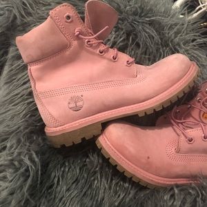 Pink timberlands